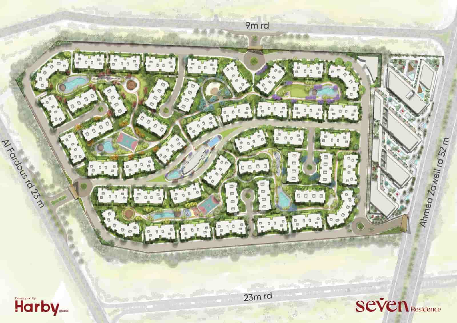 مشروع سيفين ريزيدنس 6 اكتوبر